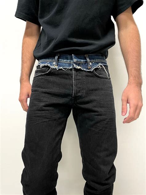 dior homme cummerbund jeans|AW2006 Dior Homme cummerbund jeans – elevated archives.